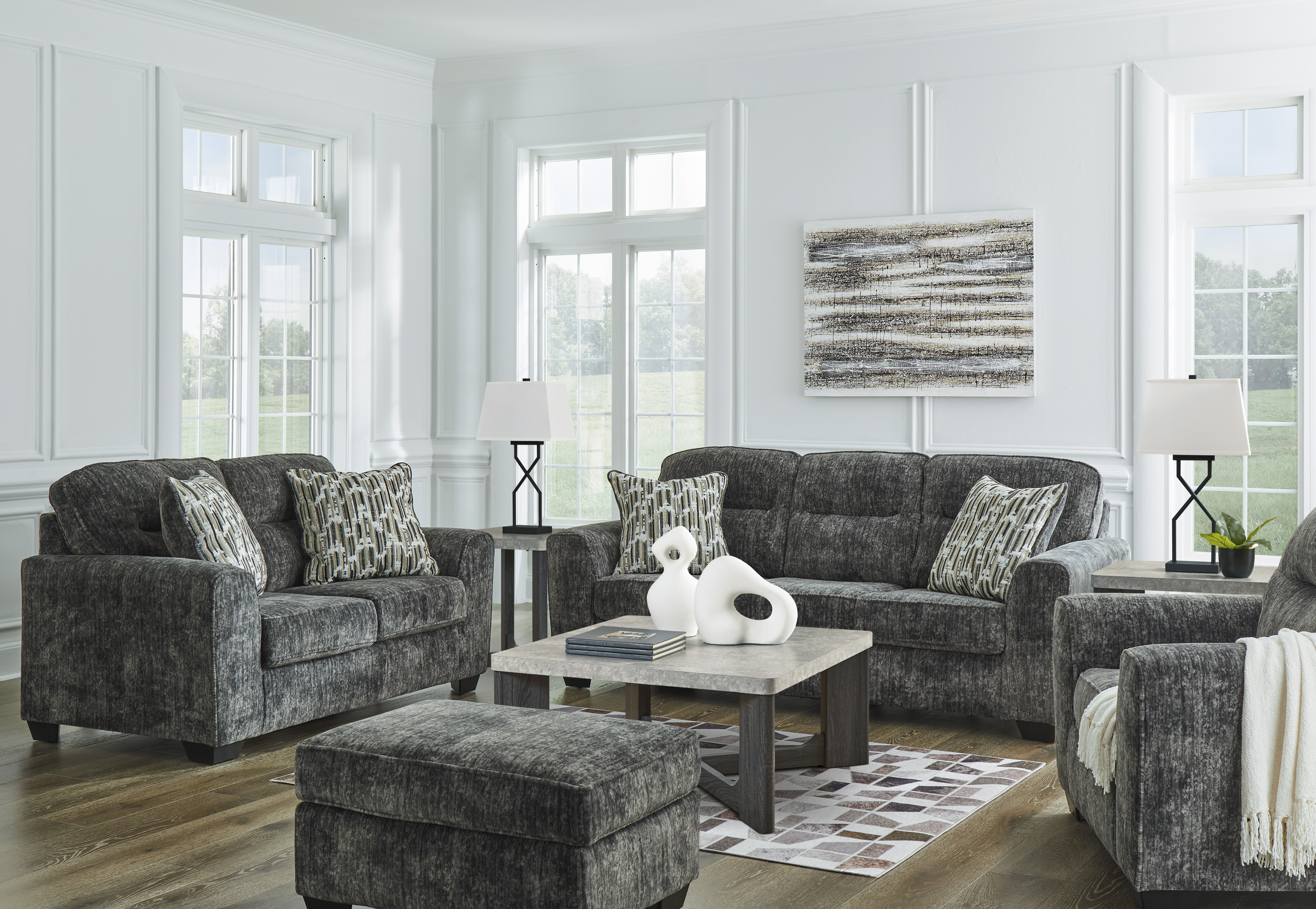 Love seat and sofa